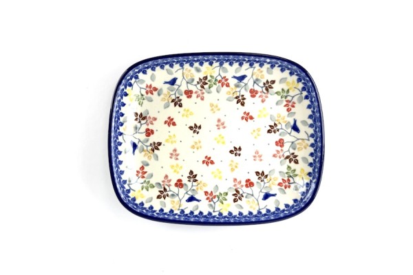 160 Bunzlau Rechthoekige schaal 3208X Valentijnsdag